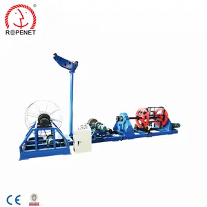 D type Rope Making Machine for twisted plastic rope