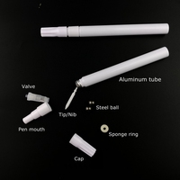 थोक 0.7mm टिप गैर धूल refillable whiteboard मार्कर खाली चाक मार्कर शिक्षण के लिए