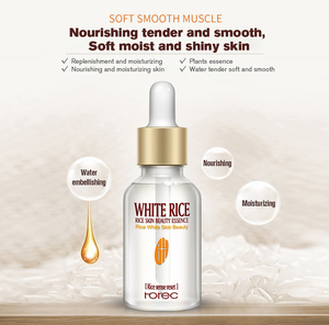 Sérum liquide pour le <span class=keywords><strong>visage</strong></span> <span class=keywords><strong>anti</strong></span>-âge, <span class=keywords><strong>anti</strong></span>-acné, hydratant, à base de riz pur, pour le soin de la peau, éclaircissant du <span class=keywords><strong>visage</strong></span> - Product Image 5