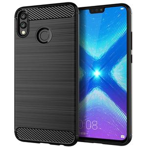 <span class=keywords><strong>Coque</strong></span> de téléphone portable en TPU, souple et résistant aux chocs, en Fiber de carbone, pour Huawei honour <span class=keywords><strong>8x</strong></span> - Product Image 1