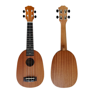 Ukelele Aiersi de 21 Pulgadas, Ukelele de Caoba de 4 Cuerdas, Guitarra Hawaiana Soprano, Precio Económico de Fábrica en China, Instrumento Ukelele al por Mayor - Product Image 1