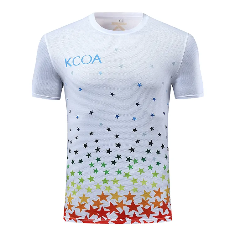 KCOA-camisetas deportivas para correr para hombre, alta calidad, impresión por sublimación, venta al por mayor, 2019
