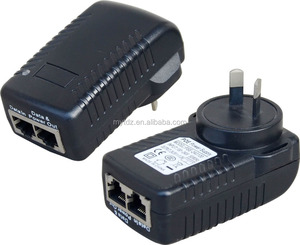 Adaptador de fuente de alimentación de CC de alta capacidad para cámaras IP, fuente de alimentación de 2-RJ45 24V DC 1A 24W, alimentación sobre Ethernet (POE), Ideal para cámaras IP VOIP WiFi - Product Image 2