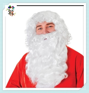 <span class=keywords><strong>Perruque</strong></span> <span class=keywords><strong>et</strong></span> <span class=keywords><strong>barbe</strong></span> de père noël couleur blanc argenté HPC-1087 - Product Image 3