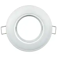 Luminaire de plafond encastré pour ampoules halogène, anneau de remplacement, LED blanc, 1 pièce