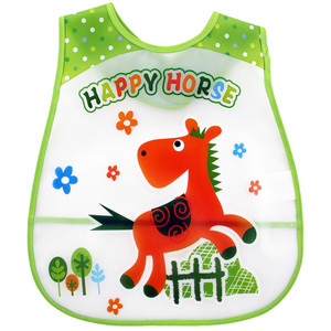 Venta caliente suave EVA lindo bebé Baberos impermeable diseño de dibujos animados lavable babero infantil - Product Image 4