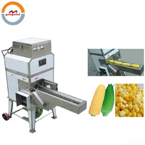 Automatic commercial sweet corn shelling threshing machine industrial fresh corns kernel seed removing equipment price for sale