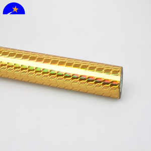 Lámina de Estampado en Caliente Holográfica PET con Efecto Arcoíris para Cuadernos, Grosor de 12 micras, Colores Dorado/Plateado/Rojo/Mate, Marca Xineli - Product Image 1