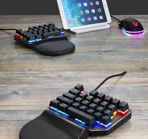 B2C Ecommerce Hot Sale K27 Handheld <strong>USB</strong> Wired Gaming Mechanical <strong>Keyboard</strong> with Blue Switch Backlight - Product Image 6