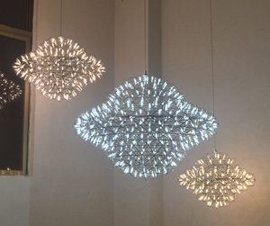OVNI forma parpadeo LED SS moderna lámpara colgante diseño de Italia nave espacial colgante de luz - Product Image 1