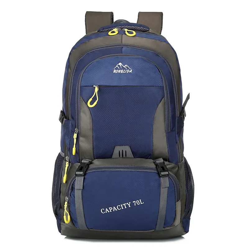 नायलॉन कपड़े आउटडोर यात्रा लंबी पैदल यात्रा backpacks डेरा डाले हुए Duffel बैग बड़े आकार, Packable यात्रा Duffle बैग के लिए पुरुषों और महिलाओं