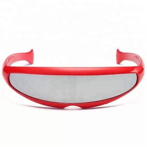 Gafas de sol de <span class=keywords><strong>Alien</strong></span> de talla única para niños, <span class=keywords><strong>lentes</strong></span> de una pieza, en colores, en Stock, baratas, 2021 - Product Image 4