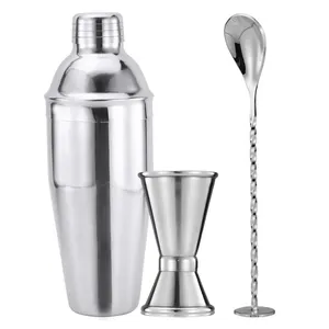 Benutzer definierte einfache 750ml Edelstahl Boston Cocktail Shaker ein Set