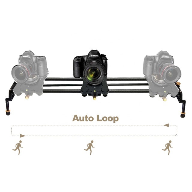 Motorized Slider Auto-loop 80cm / 120cm New Ramping Carbon Fiber Video Camera Dolly Track for Time Lapse