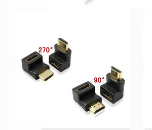 90 độ góc bên Phải góc cạnh hoặc 270 HDMI Cáp Adapter nữ để nam nối cắm HDMI cáp bảo vệ kết nối adapter - Product Image 6