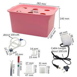 Boîte hydroponique 220V/110V pour la culture à domicile sans terre, 6 trous, pépinière, boîte de culture pour <span class=keywords><strong>semis</strong></span>, 4 couleurs - Product Image 3