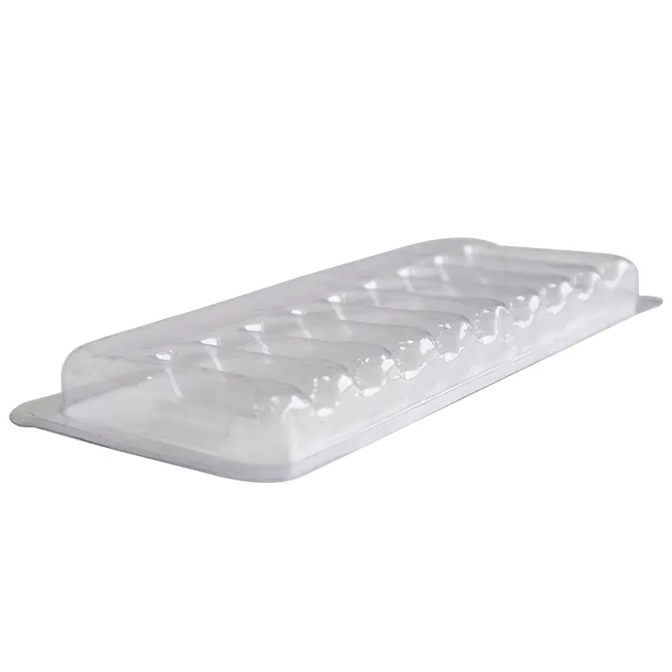 10pcs 1-10ml blister plastic medical packaging disposable clear blister insert tray for ampoule vial