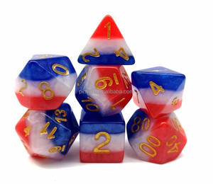 3 schicht bunte kunststoff würfel form für borad spiel - Product Image 3