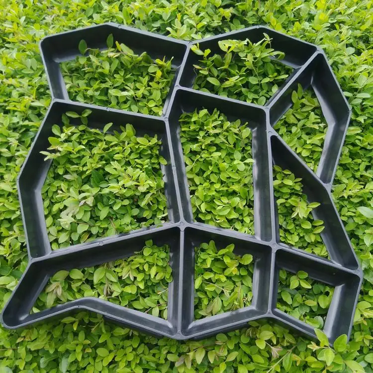 Betonpflasterform Betonpflasterform DIY Ihren Garten und Pfosten Wege Kunststoff schwarzer Karton PvC beschichtet Kunststoffziegelrand