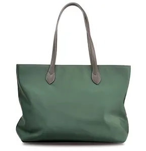 Chất Lượng Cao Nylon Chất Liệu Tote Túi Đầy Màu Sắc Phụ Nữ Mua Sắm Túi Xách Trung Quốc Sản Xuất