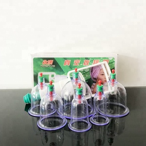 Вакуумный Набор банок <span class=keywords><strong>Hijama</strong></span>, горячая Распродажа, Китай, медицинское китайское облегчение боли, прозрачный YONGKANG, 6 чашек - Product Image 3