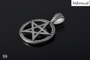Collana di stelle di gioielli in acciaio inossidabile maschile di moda Vintage all'ingrosso - Product Image 3