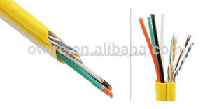 Ethernet y altavoz Cable , <span class=keywords><strong>1</strong></span> CAT5E + <span class=keywords><strong>1</strong></span> 16/4 audio, 500ft <span class=keywords><strong>a</strong></span> granel Cable compuesto - Product Image 1