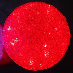 装飾LED3DモチーフライトLEDラウンドボールクリスマスライトホワイトボールストリング