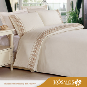 4 Piece 100% Polyester Bedding Set Embroidered Duvet Cover Sets <strong>Comforters</strong> for <strong>king</strong> <strong>Size</strong> Beds