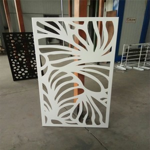 Écran <span class=keywords><strong>métallique</strong></span> <span class=keywords><strong>extérieur</strong></span> en aluminium découpé au laser pour mur-rideau ou clôture avec motif artistique - Product Image 2