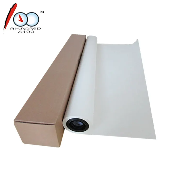 100G de sublimação Adesivo rolos de papel 1600 milímetros * 100m como o pedido do cliente