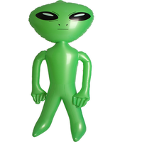 Mart personnalisé 90cm 170cm PVC alien jouets enfants alien gonflable pour la publicité
