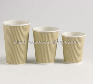 Gelato da parete per bicchieri di carta a doppia ondulazione ondulata - Product Image 5