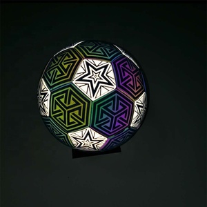 Ballon de football réfléchissant en pvc, boule scintillante, nouveau style, cadeau de noël - Product Image 6