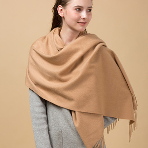 Bufanda de cachemir para mujer, chales de Color naranja mongol, liso, de alta calidad, talla larga, cada Color, 5 uds., 100% - Product Image 4