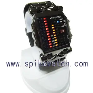 ファッション腕時計LEDタイムディスプレイ時計ヒップホップウォッチ