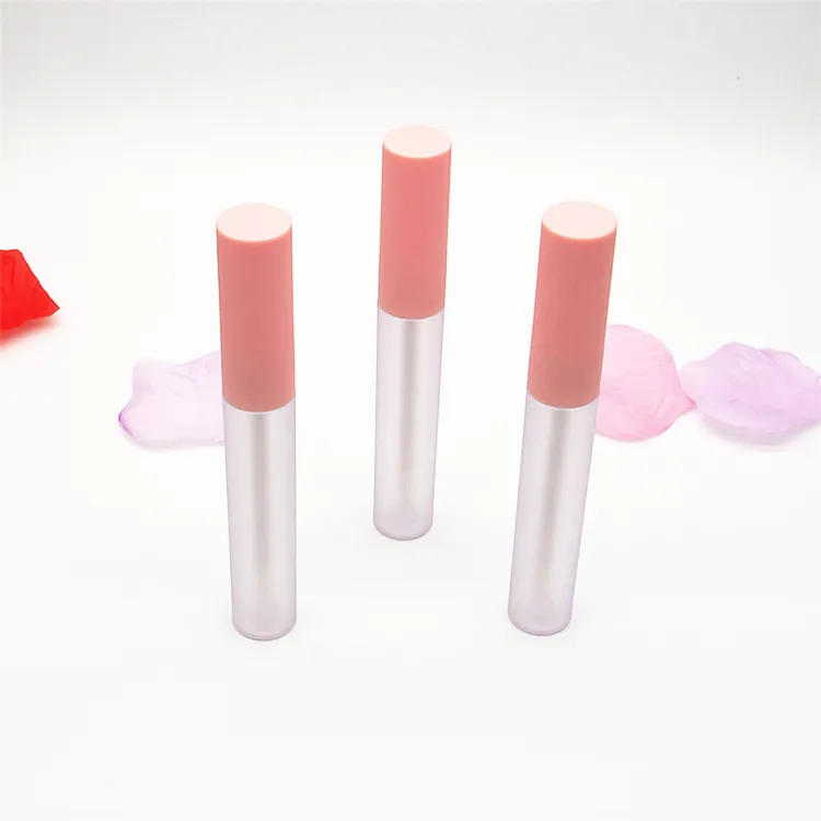 IBELONG Großhandel 4,5 ml Leere gefrostete klare kosmetische Make-up Kunststoff Lip gloss Stick Tube Verpackung