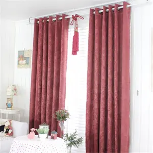 Blackout embossed fancy design curtains house / hall window decor