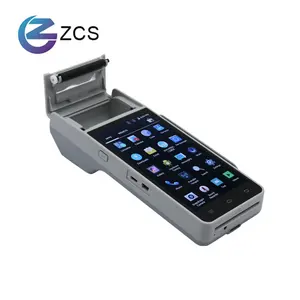 Новый продукт ZCS Z90 Android POS система с принтером электронный android кассовый аппарат с кардридером