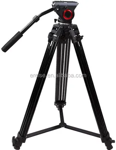 1.8M professional video camera tripod with fluid head