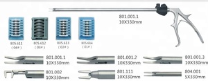 Titanium Clip Applier Met Diam 10Mm Lengte 330Mm Clip Titanium Met Enkele Actie Laparoscopische Instrumenten