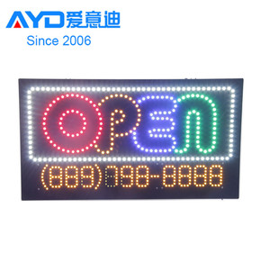 Hotcake Indoor Advertising LED Open Sign Thai Massage Spa <strong>Program</strong> LED Display LED Gas Price Sign - Product Image 2