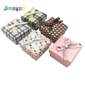 Jinayon New Custom commercio all'ingrosso scatole regalo di cartone scatola di imballaggio di Lusso Rettangolo Di Natale Piccolo Regalo