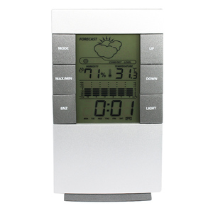Station <span class=keywords><strong>météo</strong></span> numérique sans fil avec rétroéclairage LED de bureau électronique, grande horloge - Product Image 2