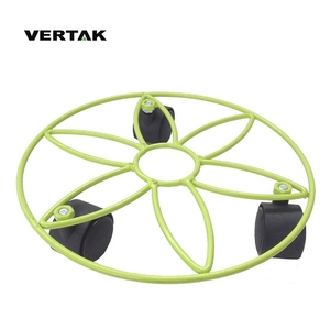VERTAK <span class=keywords><strong>maceta</strong></span> redonda de acero con 3 ruedas para plantas - Product Image 2