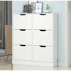 Scarpiera moderna in legno di lusso design prezzo più economico scarpiera Super sottile di piccole dimensioni per soggiorno - Product Image 3