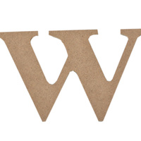 MDF Découpe Laser Artisanat Bois Mache Brun Dessiner 3d Lettres U Décor À La Maison Alphabet