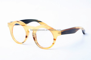 Vintage redondo blanco cuerno de búfalo gafas anteojos MN268 - Product Image 3