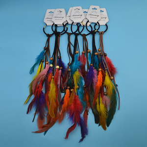 Bijoux de cheveux faits à la main de couleur aléatoire, tresse sale, plume, coiffe de festival, coiffe hippie, <span class=keywords><strong>accessoires</strong></span> pour cheveux - Product Image 2