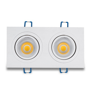 5 ans de garantie sans scintillement en aluminium 2*8W double tête 2 voies rotatif led <span class=keywords><strong>rectangulaire</strong></span> plafonnier <span class=keywords><strong>spot</strong></span> - Product Image 6